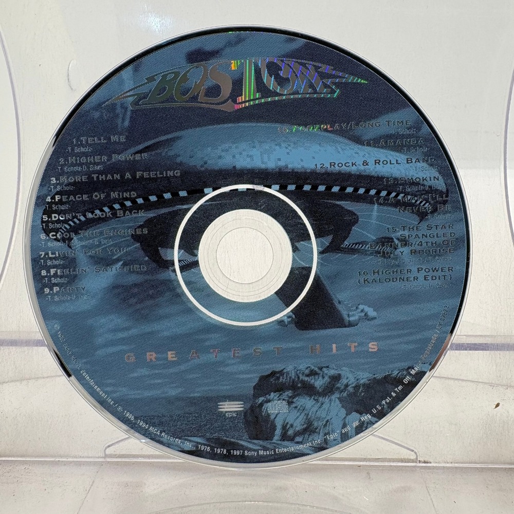Boston Greatest Hits CD Album 1997‎ Epic Records EK 68456 More Than A Feeling
